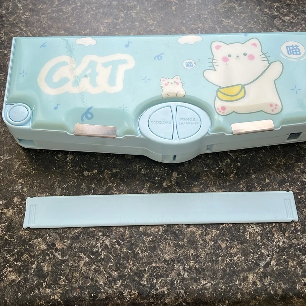 Cat Pencil Box 🐱 Multifunction 🎉 - Picture 5 of 7